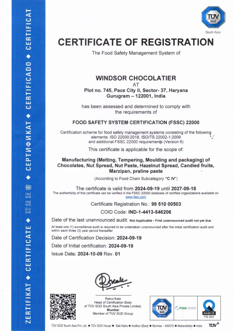 fssc 2000 certificate