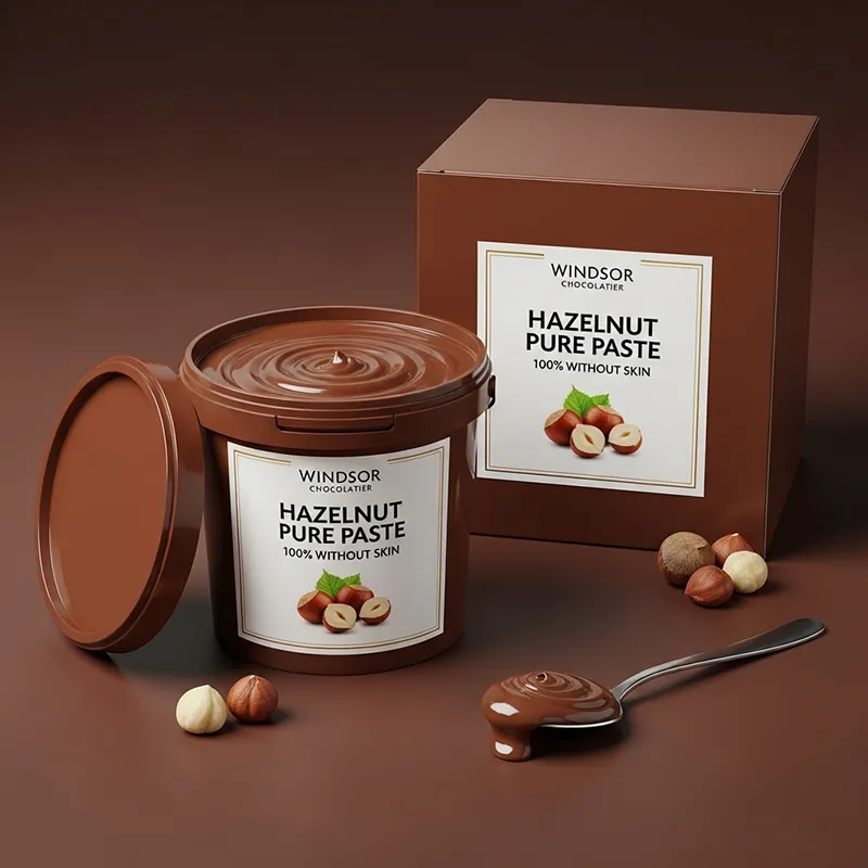 hazelnut pure paste 100% without skin