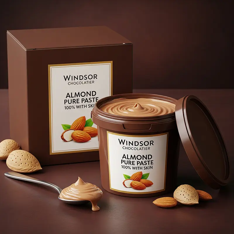 almond pure paste 100% with skin