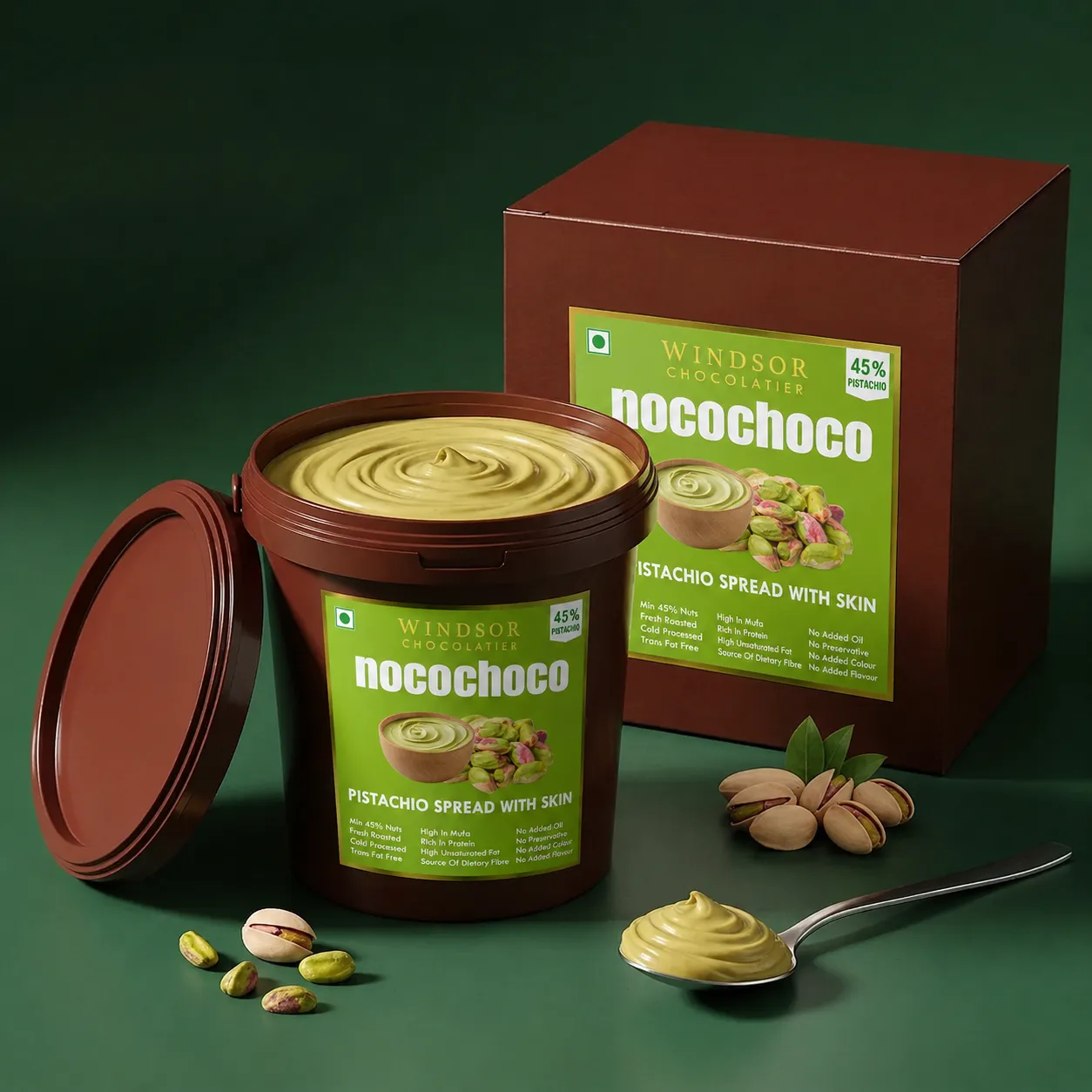 Pistachio Spread 45% with Skin