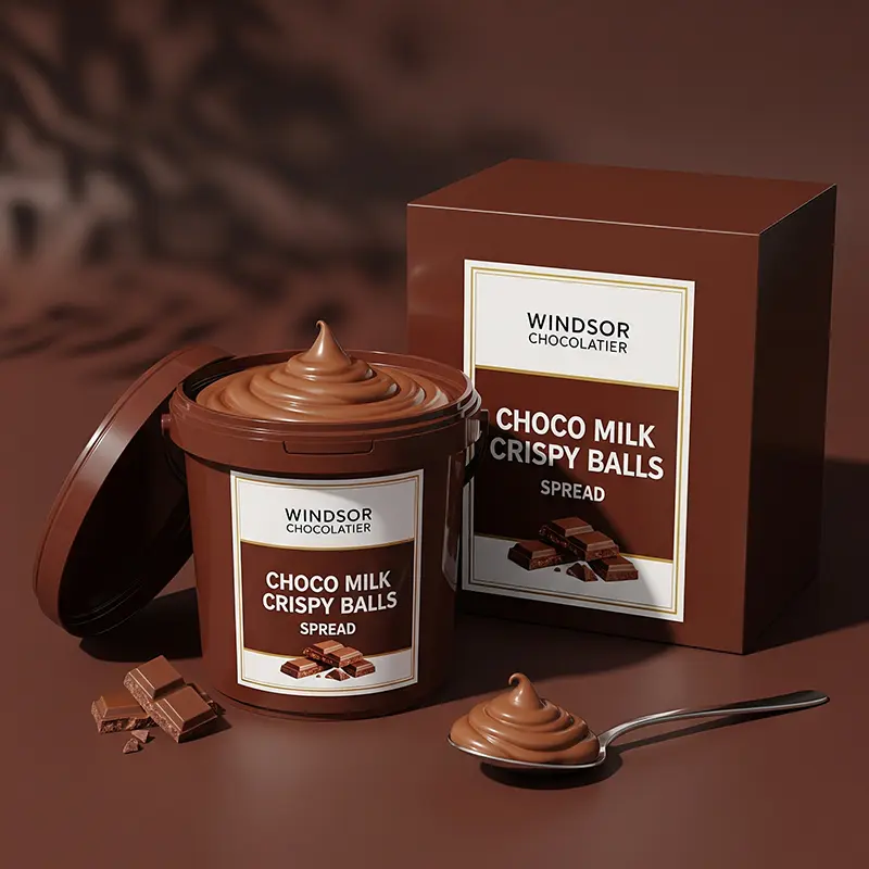 choco milk crispy balls spread