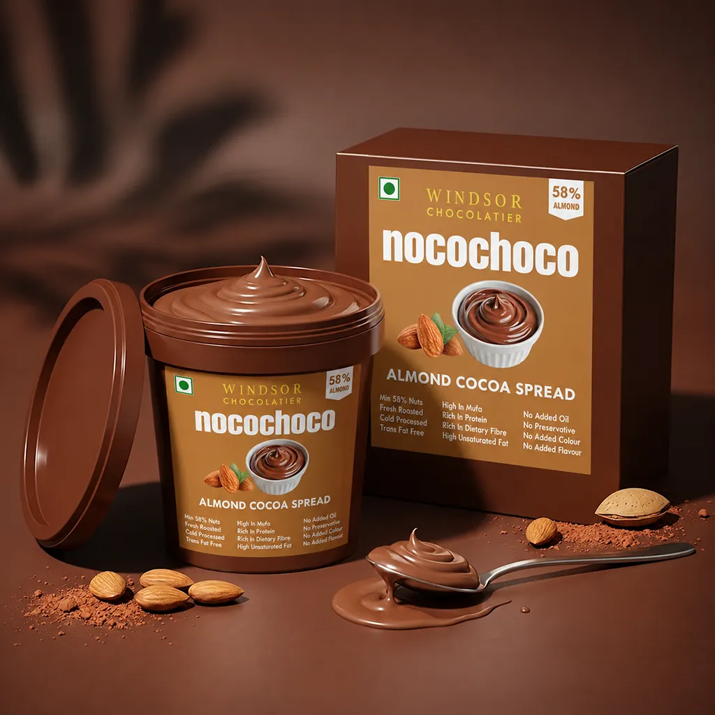 almond cocoa spread 58%